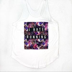 Victoria’s Secret Pink I Hate Running Tank Top